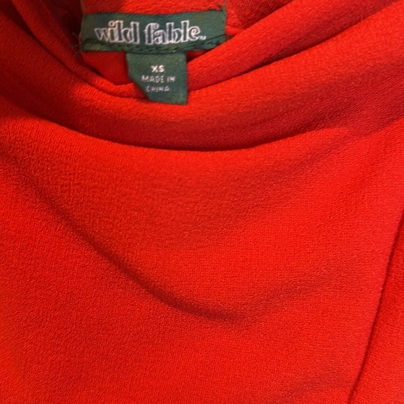 Wild Fable red strapless or spaghetti strap jumpsuit size XS NWT - Picture 2 of 3